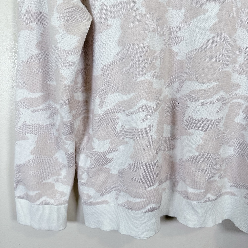 Banana Republic Camo-Print Jacquard Crew Neck Wool Sweater - Picture 11 of 16